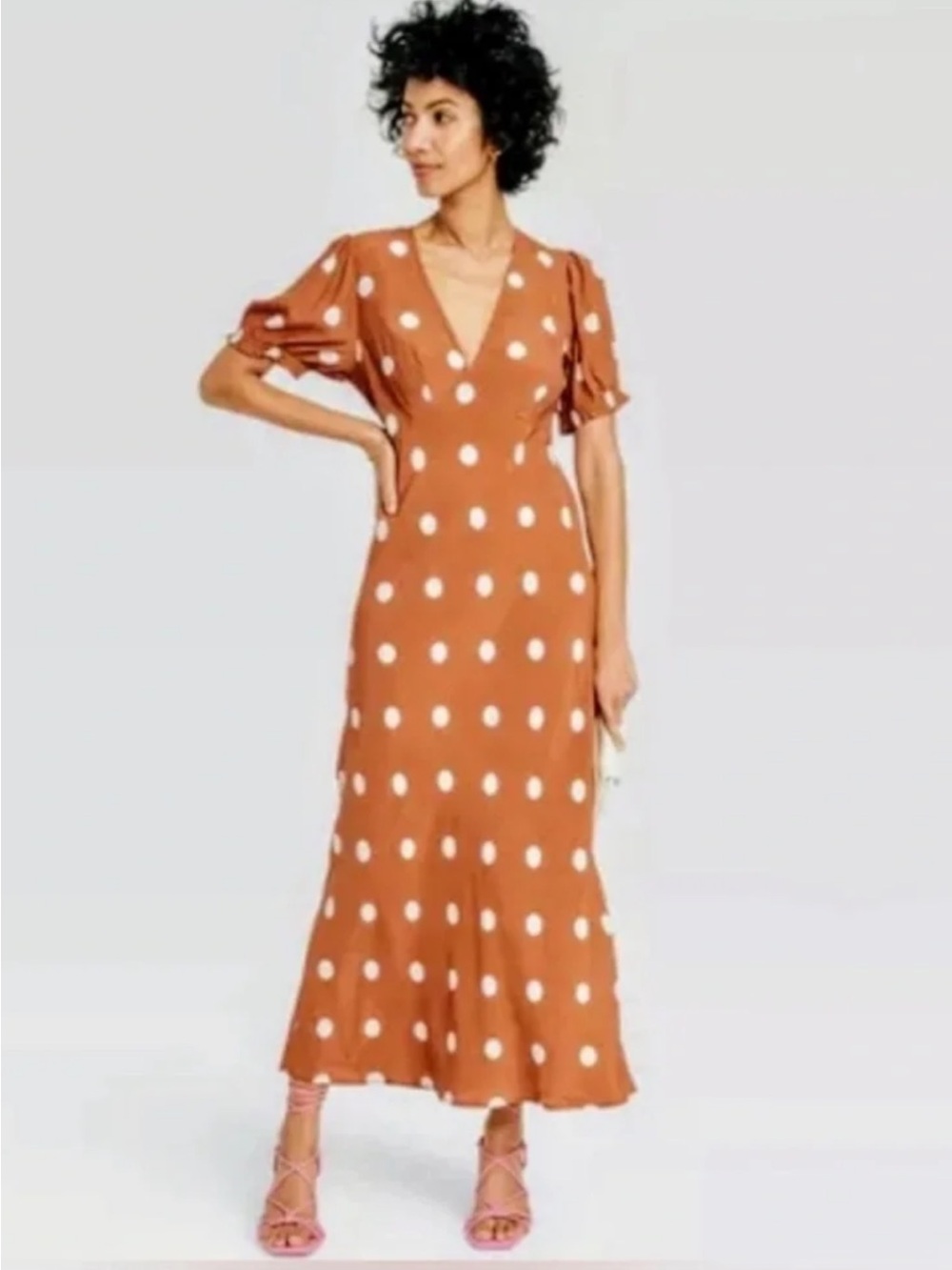 NWT A New Day Polka Dot Midi Dress XXL